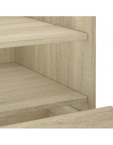 Comodino Rovere Sonoma 45x50x50 cm in Truciolato