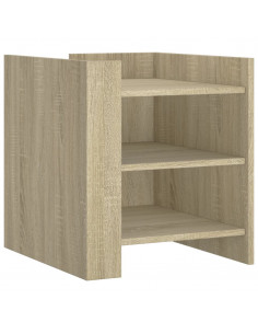 Comodino Rovere Sonoma 45x50x50 cm in Legno Multistrato 2