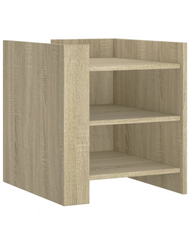 Comodino Rovere Sonoma 45x50x50 cm in Legno Multistrato