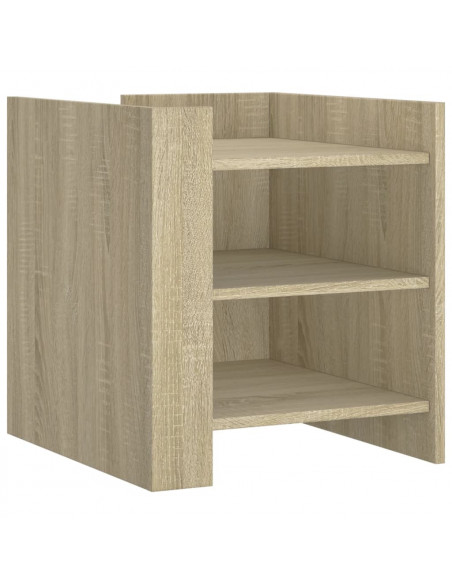Comodino Rovere Sonoma 45x50x50 cm in Legno Multistrato
