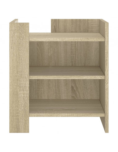 Comodino Rovere Sonoma 45x50x50 cm in Legno Multistrato