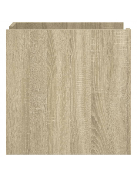 Comodino Rovere Sonoma 45x50x50 cm in Legno Multistrato