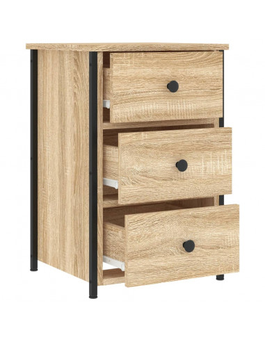 Comodini 2 pz Rovere Sonoma 40x36x60 cm in Legno Multistrato