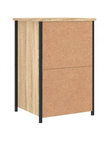 Comodini 2 pz Rovere Sonoma 40x36x60 cm in Legno Multistrato