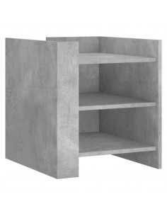 Comodino Grigio Cemento 45x50x50 cm in Truciolato 2