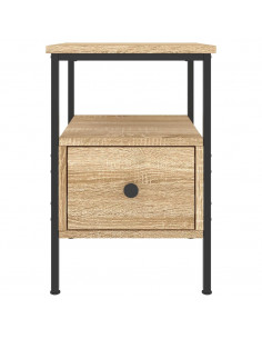 Comodini 2pz Rovere Sonoma 34x36x50 cm in Legno Multistrato 2