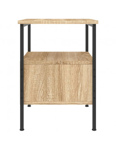 Comodini 2pz Rovere Sonoma 34x36x50 cm in Legno Multistrato