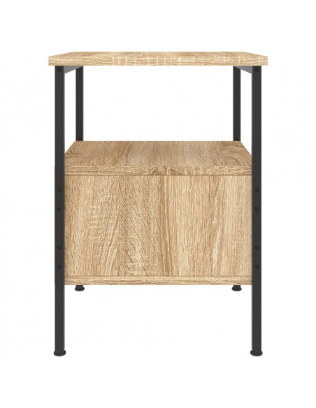 Comodini 2pz Rovere Sonoma 34x36x50 cm in Legno Multistrato