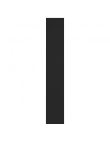 Scaffali Porta CD 2 pz Neri 21x16x93,5 cm Legno Multistrato