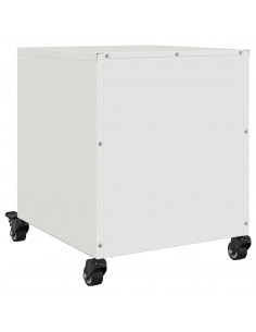 Comodini 2 pz Bianchi 36x39x43,5 cm in Acciaio 2