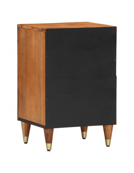 Mobile da Bagno 38x33x58 cm in Legno Massello di Mango