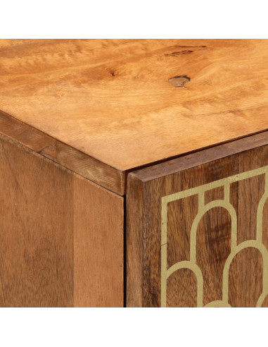 Mobile da Bagno 38x33x58 cm in Legno Massello di Mango