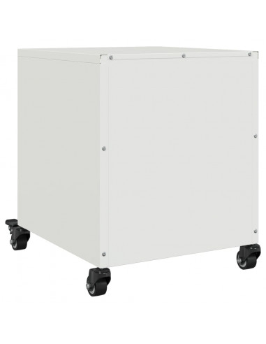 Comodini 2 pz Bianchi 36x39x43,5 cm in Acciaio