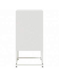 Comodini 2 pz Bianchi 36x39x78 cm in Acciaio 2