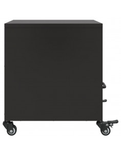 Comodini 2 pz Neri 36x39x43,5 cm in Acciaio 2