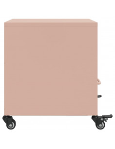 Comodini 2 pz Rosa 36x39x43,5 cm in Acciaio 2