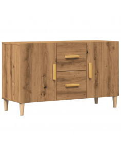 Credenza Rovere Artigianale 100x36x60 cm in Legno Multistrato 2