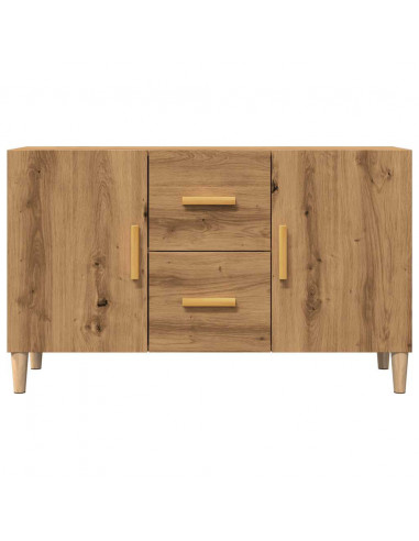 Credenza Rovere Artigianale 100x36x60 cm in Legno Multistrato