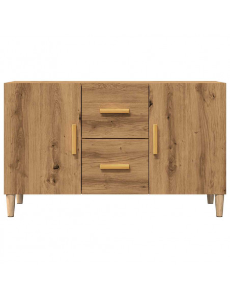 Credenza Rovere Artigianale 100x36x60 cm in Legno Multistrato