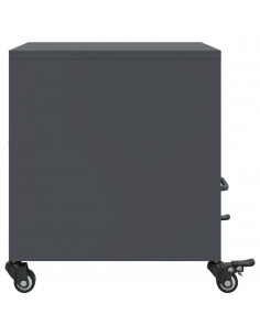 Comodini 2 pz Antracite 36x39x43,5 cm in Acciaio 2