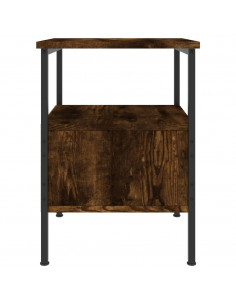 Comodino Rovere Fumo 34x36x50 cm in Legno Multistrato 2