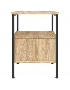 Comodino Rovere Sonoma 34x36x50 cm in Legno Multistrato 2