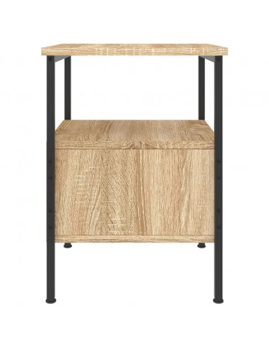 Comodino Rovere Sonoma 34x36x50 cm in Legno Multistrato