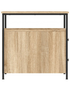 Comodino Rovere Sonoma 30x60x60 cm in Legno Multistrato 2