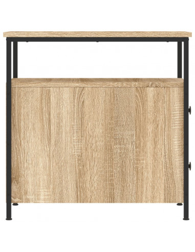 Comodino Rovere Sonoma 30x60x60 cm in Legno Multistrato
