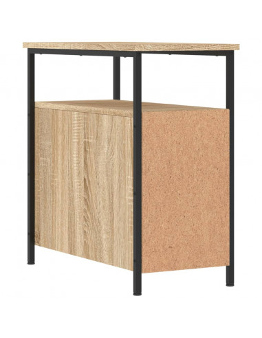 Comodino Rovere Sonoma 30x60x60 cm in Legno Multistrato