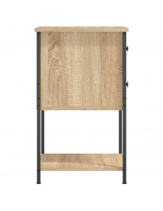 Comodino Rovere Sonoma 32x42x70 cm in Legno Multistrato 2