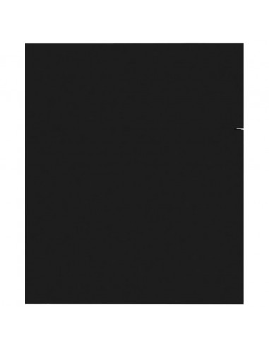 Set Mobili da Bagno Nero in Legno Multistrato