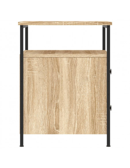Comodino Rovere Sonoma 44x45x60 cm in Legno Multistrato