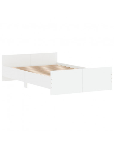 Giroletto con Testiera e Pediera Bianco 120x190 cm