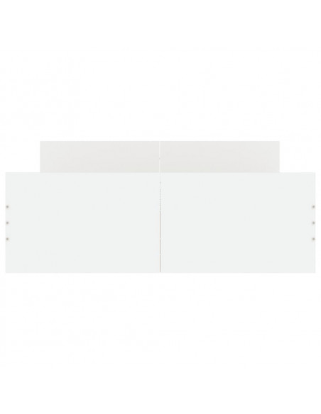 Giroletto con Testiera e Pediera Bianco 120x190 cm