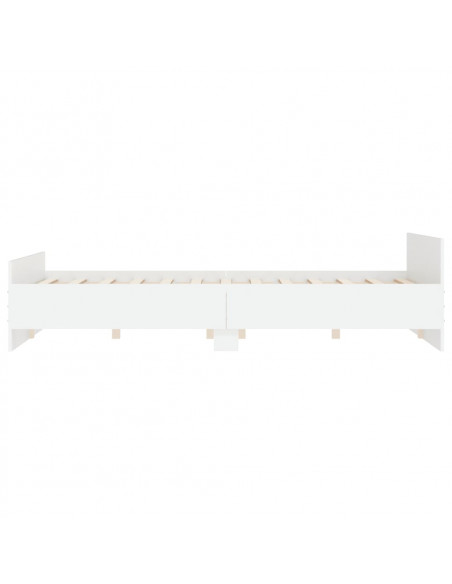Giroletto con Testiera e Pediera Bianco 120x190 cm