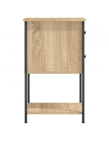 Comodini 2 pz Rovere Sonoma 32x42x70 cm in Legno Multistrato