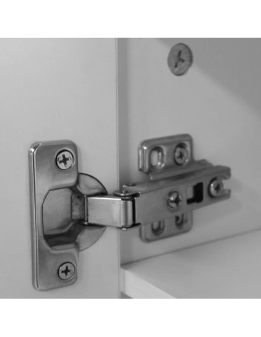 Scarpiera con 7 Mensole Bianca