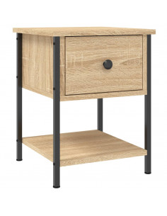 Comodino Rovere Sonoma 34x35,5x45 cm in Legno Multistrato 2