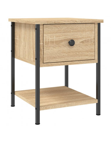 Comodino Rovere Sonoma 34x35,5x45 cm in Legno Multistrato