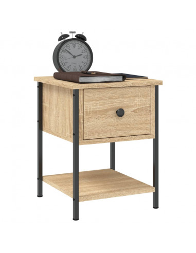 Comodino Rovere Sonoma 34x35,5x45 cm in Legno Multistrato