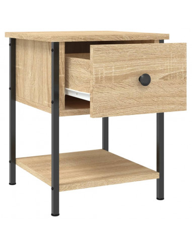 Comodino Rovere Sonoma 34x35,5x45 cm in Legno Multistrato