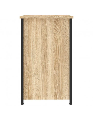 Comodino Rovere Sonoma 40x36x60 cm in Legno Multistrato