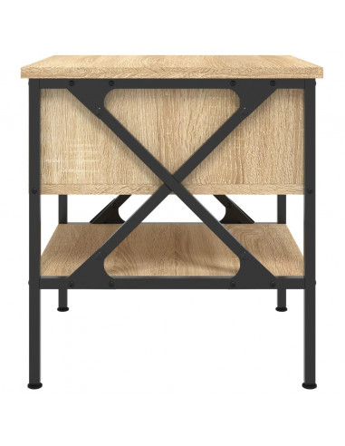 Comodini 2 pz Rovere Sonoma 40x42x45 cm in Legno Multistrato