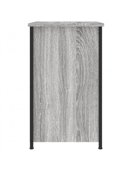 Comodini 2 pz Grigio Sonoma 40x36x60 cm in Legno Multistrato