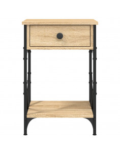 Comodini 2 pz Rovere Sonoma 40x42x60 cm in Legno Multistrato 2
