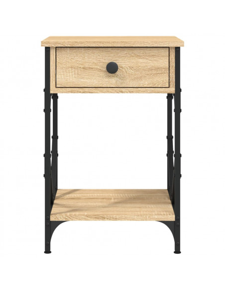 Comodini 2 pz Rovere Sonoma 40x42x60 cm in Legno Multistrato