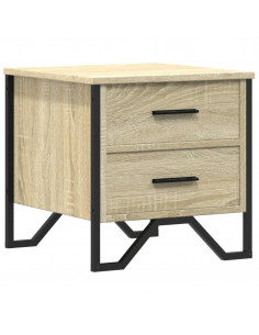 Comodino Rovere Sonoma 40x41x40 cm in Truciolato 2