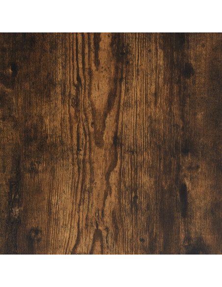 Comodino Rovere Fumo 40x41x60 cm in Legno Multistrato