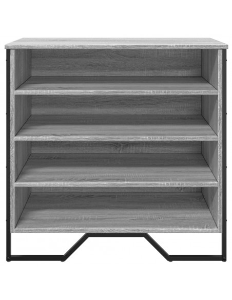 Scarpiera Grigio Sonoma 80x38x78 cm in Truciolato